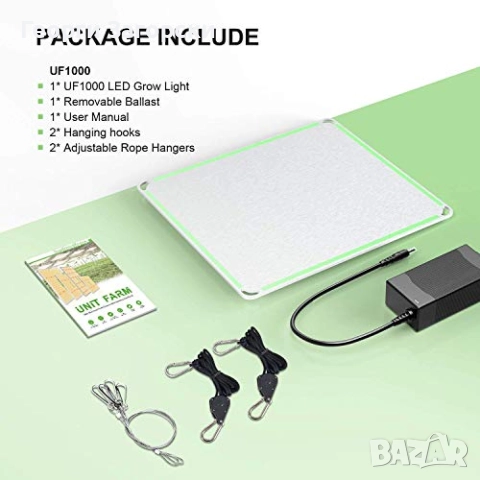  LED осветително тяло за отглеждане растения  UNIT FARM UF1000, снимка 4 - Други - 52288517