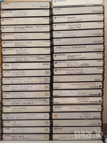 ЛОТ Аудио касети хромни TDK SA 90 и TDK CDing 90 Hard Rock, Trash, Heavy Metal, Disco, POP, "80, снимка 3 - Аудио касети - 54038375