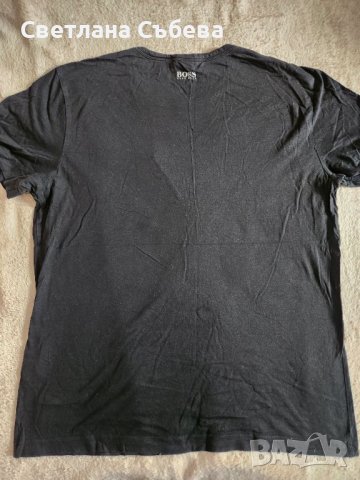 Оригинална тениска boss размер L , снимка 5 - Тениски - 45537419