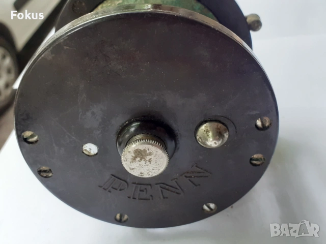 Стара американска макара за морски риболов - Penn, снимка 5 - Антикварни и старинни предмети - 53278927