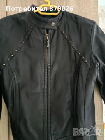 Дамско кожено яке естествена кожа , снимка 2 - Якета - 52583432