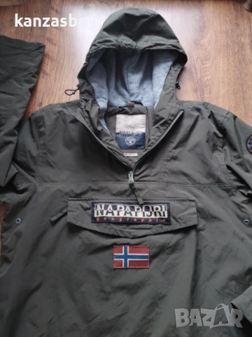 napapijri rainforest pocket 2 half-zip winter jacket - страхотно мъжко яке КАТО НОВО ХЛ, снимка 2 - Якета - 53622780