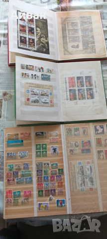 Три албума със пощенски марки и блокове , снимка 4 - Филателия - 54008639