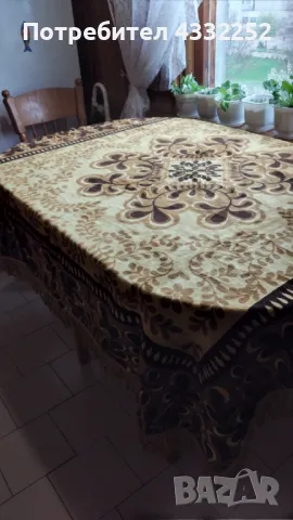 НОВА ПЛЮШЕНА ПОКРИВКА, снимка 2 - Покривки за маси - 49785386