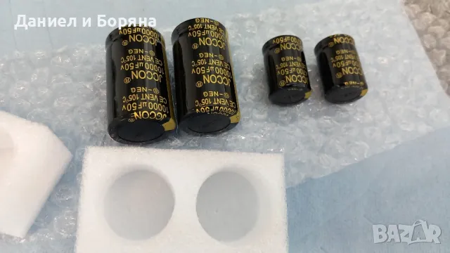 кондензатор jccon 10000uf 50V, 4700uf 50V , снимка 3 - Друга електроника - 49296495