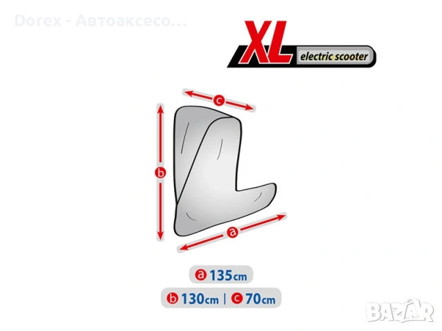 Покривало за електрическа тротинетка Kegel серия Basic - различни размери, снимка 4 - Аксесоари и консумативи - 53606132