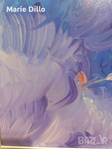 Авторска картина масло върху платно, снимка 5 - Картини - 53950270