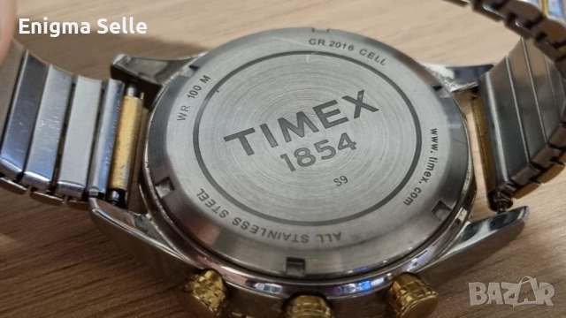 Мъжки хронограф Timex Classic Indiglo, снимка 3 - Мъжки - 52528941