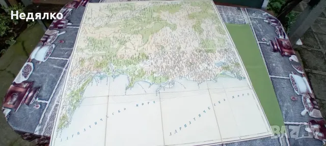 Стара карта,1901г, снимка 3 - Антикварни и старинни предмети - 49750657