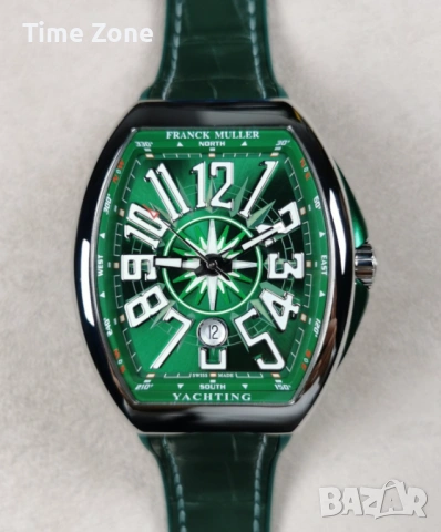 Franck Muller Vanguard Yachting 45mm Steel Green Dial Swiss Movement Automatic Различни Варианти