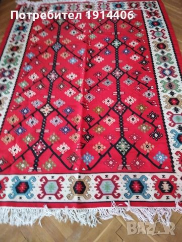 Котленски, Чипровски килим, нов, ръчно тъкан по поръчка, 100 % вълна, снимка 9 - Други ценни предмети - 51869621