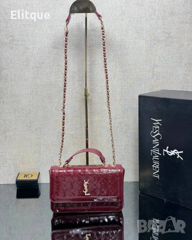 Чанти NEW MODEL | YSL Saint Laurent ▫ 22 см ↔ ▫ 17 см ⇅, снимка 5 - Чанти - 53490306