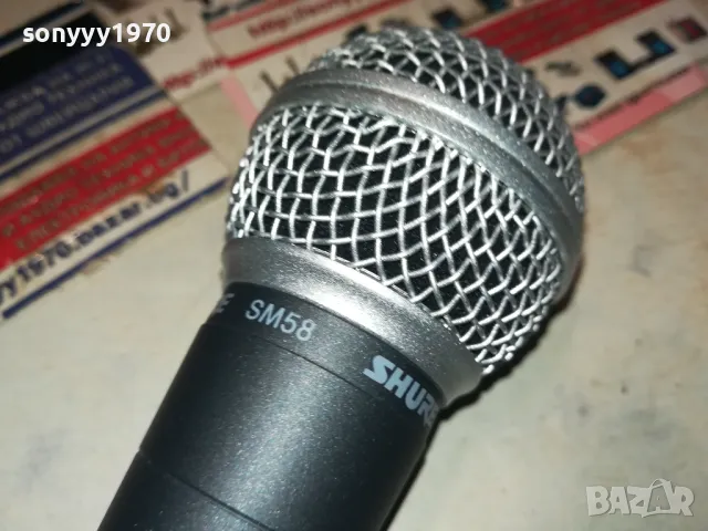 SHURE SM58 3008240837, снимка 3 - Микрофони - 47070332