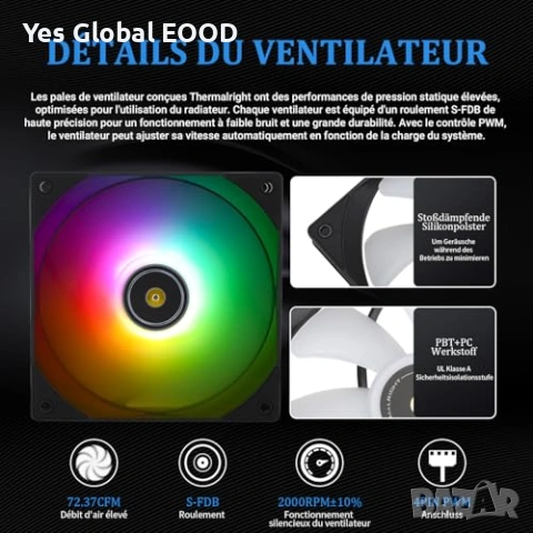 Thermalright Frozen Notte 360 Black ARGB AIO охлаждане, снимка 5 - Други - 53111028