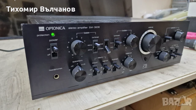  Усилвател Sharp Optonica SM-3636B , снимка 2 - Ресийвъри, усилватели, смесителни пултове - 51091139