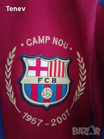 FC Barcelona Nike 2007/2008 юбилейна оригинална тениска фланелка Барселона , снимка 6 - Тениски - 47205305