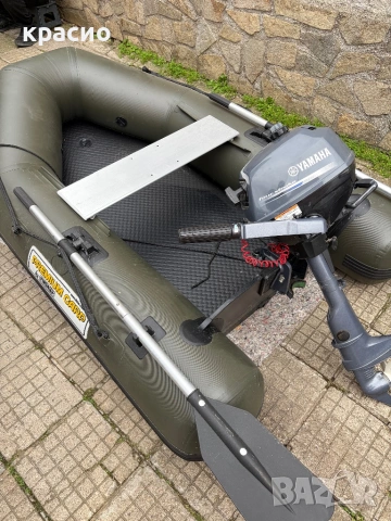 Лодка с мотор Ямаха 2,5, снимка 7 - Екипировка - 53400216