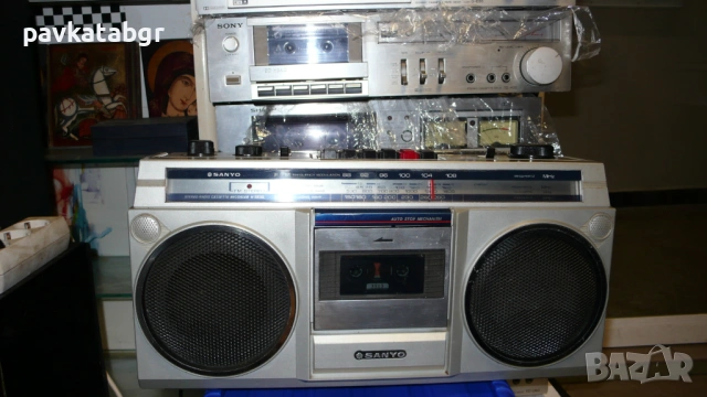 Касетофон Sanyo, снимка 6 - Радиокасетофони, транзистори - 53470047