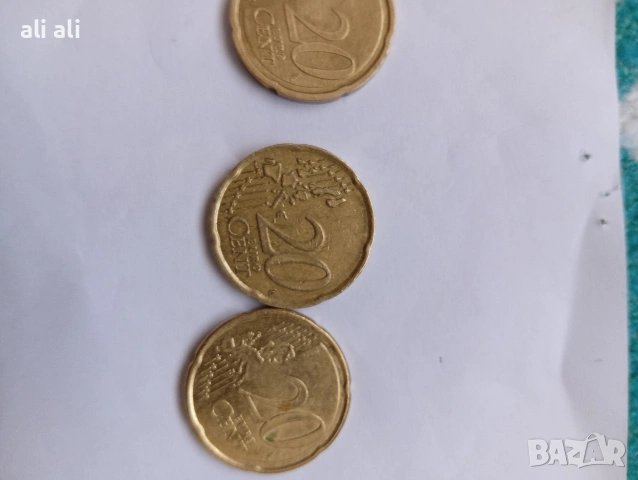 евро монети , снимка 3 - Нумизматика и бонистика - 53775892