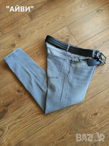 ZARA мъжки еластични дънки, снимка 4 - Дънки - 52629371