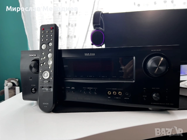 Denon AVR-1909 7.1 ресийвър – перфектен, Audyssey, дистанционно, снимка 2 - Ресийвъри, усилватели, смесителни пултове - 53656132