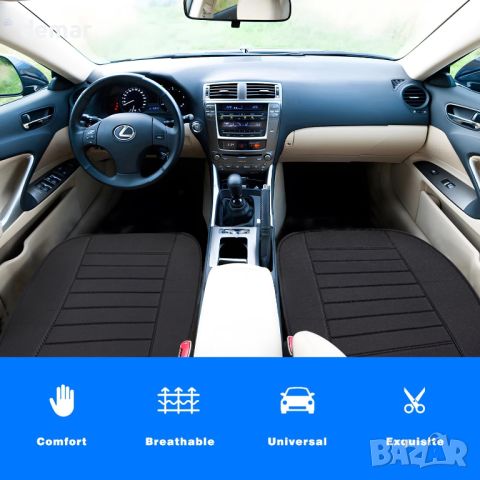 LUSRAIT луксозен калъф за предна автомобилна седалка, пасва на 95% автомобили, SUV, камиони, снимка 7 - Аксесоари и консумативи - 45714827