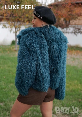 Дамско Палто - Маслено Зелено ⚜️, снимка 3 - Палта, манта - 52656895