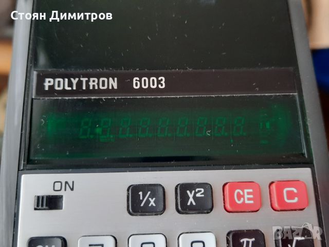 Ретро японски калкулатор Polytron 6003, снимка 7 - Друга електроника - 46452280