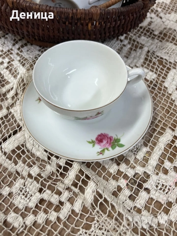 4 сета за чай Напълно здрави  Вместимост-180 мл на око , снимка 2 - Чаши - 53730053