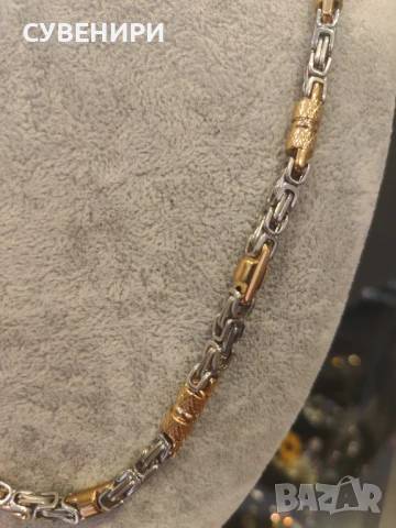 Мъжки ланец от неръждаема стомана , снимка 2 - Колиета, медальони, синджири - 50977731