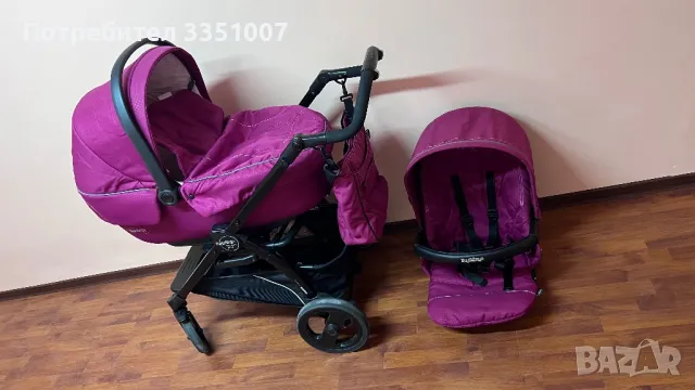 Бебешка количка Peg perego, снимка 3 - Детски колички - 47220393