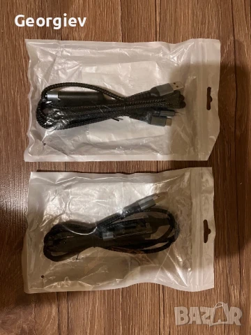 2 бр. кабел за зареждане на smart устройства 3 в 1