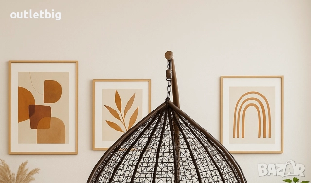 Градинска висяща люлка тип гнездо,яйце–Промоция! , снимка 2 - Градински мебели, декорация  - 52305081