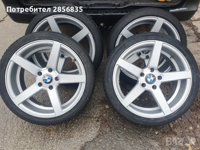 BMW 5X120 R18 sport packet , снимка 5 - Гуми и джанти - 48646329