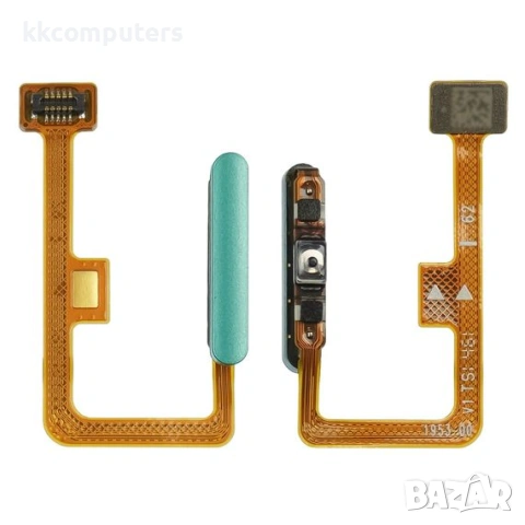 Лентов кабел за XIAOMI Mi11 Lite с бутон за включване, зелен сензор FingerPrint