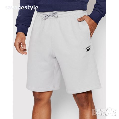 REEBOK Identity Fleece Shorts Grey, снимка 2 - Къси панталони - 46685347