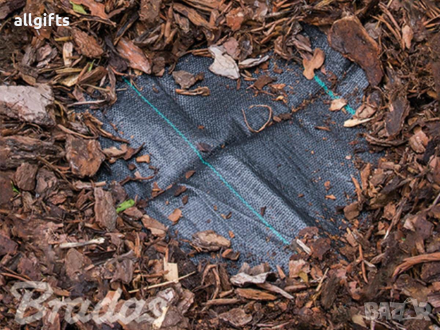 3.2 х 5м Покривало (агротекстил) от тъкан текстил против плевели 70гр. PP черно UV,, снимка 3 - Други - 44952246
