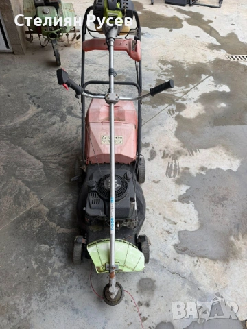 210311 БЕНЗИНОВИ  косачка + тример за трева КОМПЛЕКТ цена 120 евро комплект  -четирикактова косачка , снимка 2 - Градинска техника - 53926410