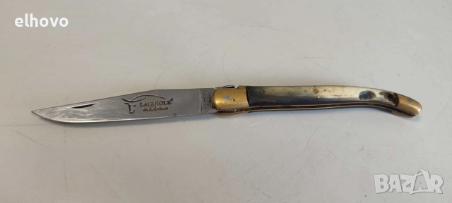 Стара френска джобна ножка Laguiole, снимка 5 - Антикварни и старинни предмети - 52536216