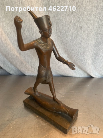 фигура статуетка тутанкамон , снимка 2 - Антикварни и старинни предмети - 53405531