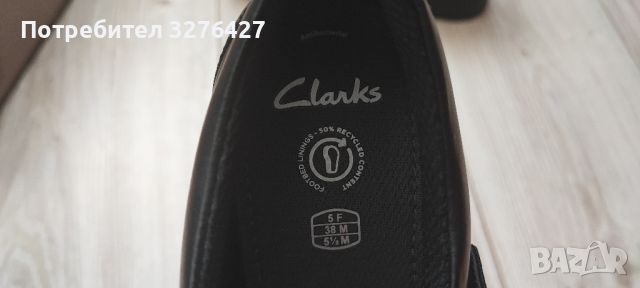 Дамски обувки естествена кожа Clarks, снимка 2 - Дамски ежедневни обувки - 46535027