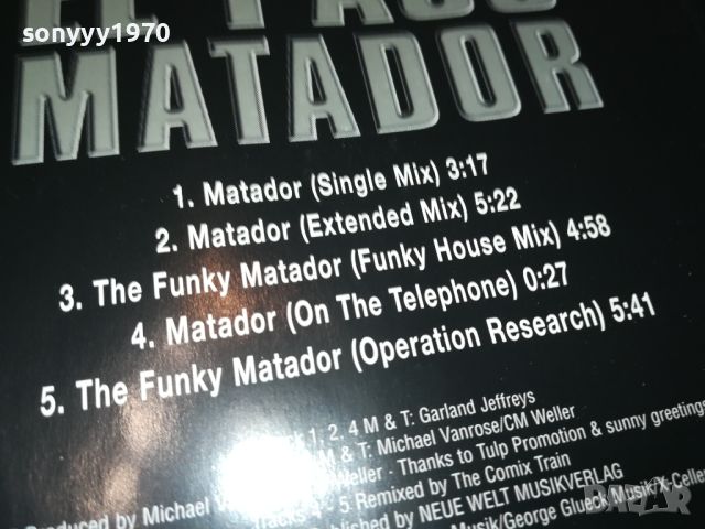 EL PASO MATADOR-CD ВНОС GERMANY 0707241215, снимка 8 - CD дискове - 46499666