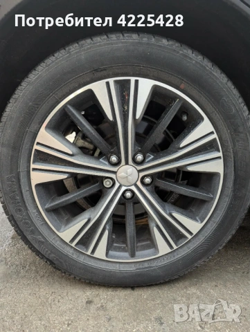Оригинални алуминиеви джанти с летни гуми за MITSUBISHI (МИЦУБИШИ), снимка 4 - Гуми и джанти - 53861742