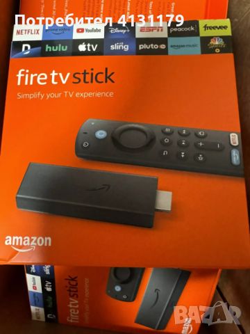 Amazon Fire TV Stick 3rd Gen w/Alexa includes TV controls, снимка 1 - Приемници и антени - 46216398