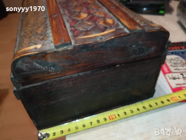 КРАСИВА ПЛЕТЕНА КУТИЯ ОТ ЕДНО ВРЕМЕ 0109252037LCHERY, снимка 10 - Антикварни и старинни предмети - 51570910