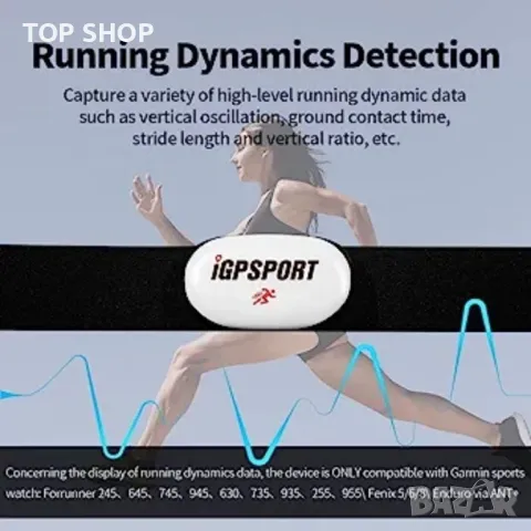 iGPSPORT HR RUNNER Монитор за сърдечен ритъм, снимка 7 - Друга електроника - 48735280