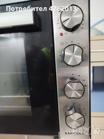 Мини фурна 70 л. LX-9325CTDB,LUXEL, снимка 2 - Печки, фурни - 53867957