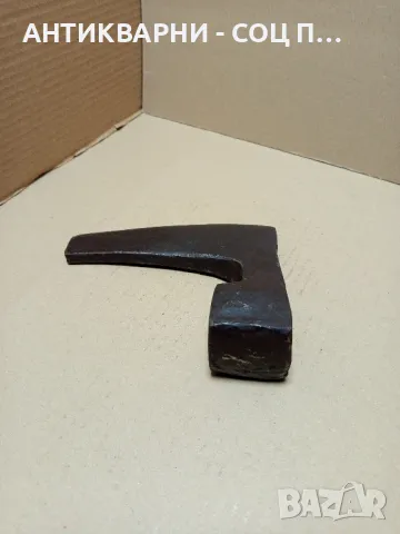 Соц Стара Ръчно Кована Брадва Номер 11 Тегло 1.600кг., снимка 3 - Антикварни и старинни предмети - 49731959