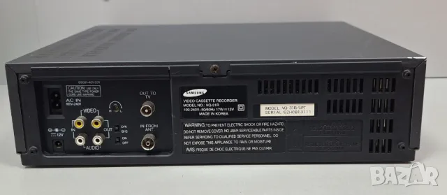 Видеокасетофон SAMSUNG Модел: VQ-31R ,записващо, снимка 8 - Плейъри, домашно кино, прожектори - 49168037