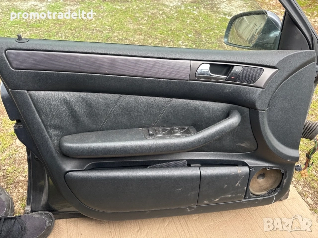 Предна лява врата Ауди А6 С5 4Б Audi A6 C5 4B оборудвана огледало, снимка 4 - Части - 53914590